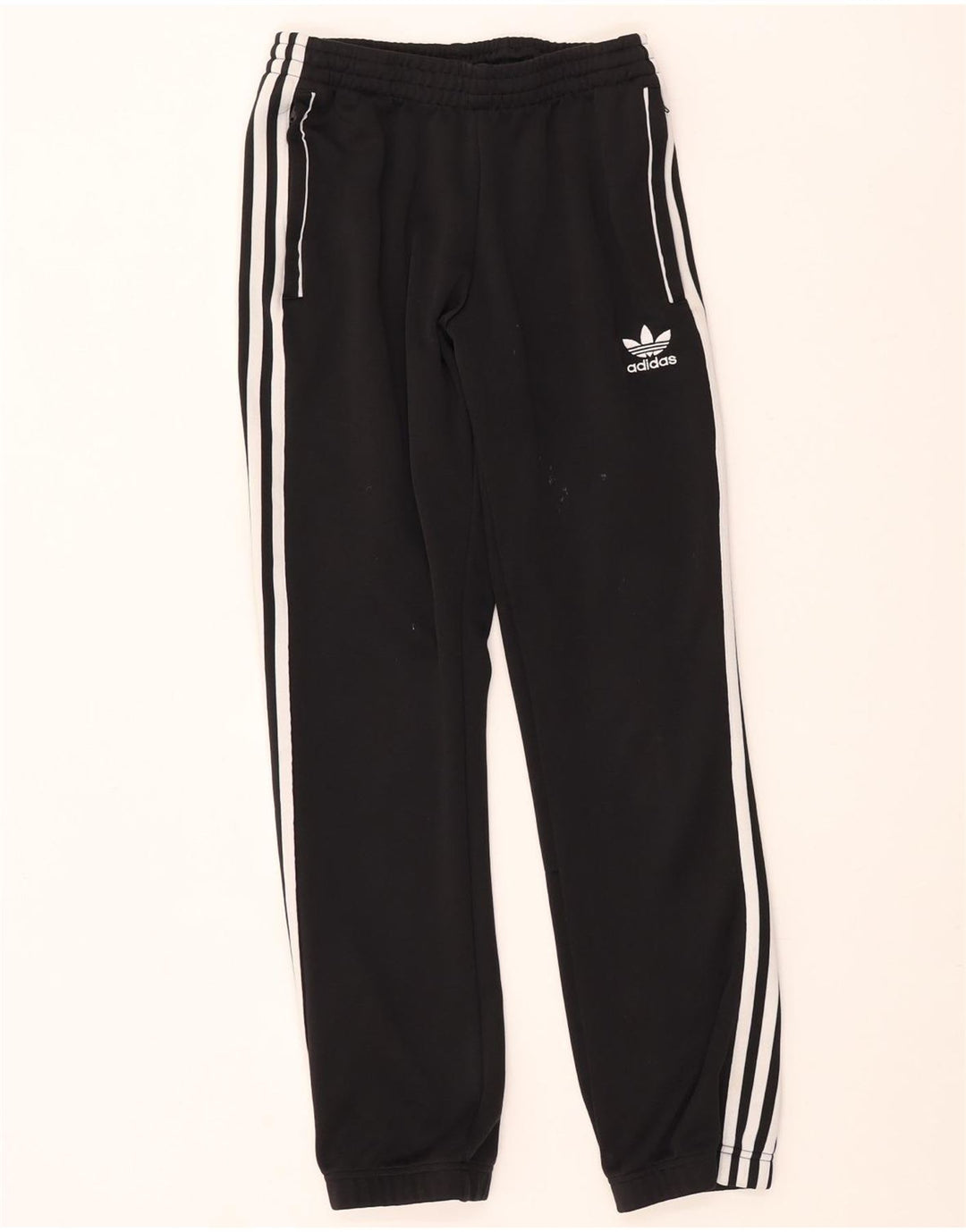Adidas Hombre Pantalones De Chándal Joggers Small Negro Poliéster
