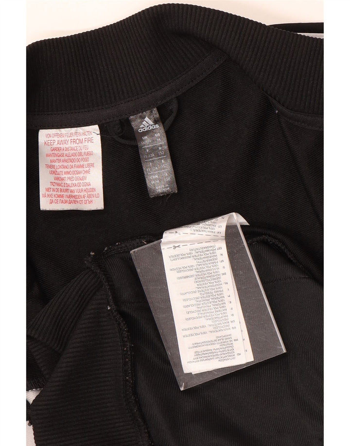 Adidas - Chaqueta de chándal para niño, 11-12 años, color negro, poliéster