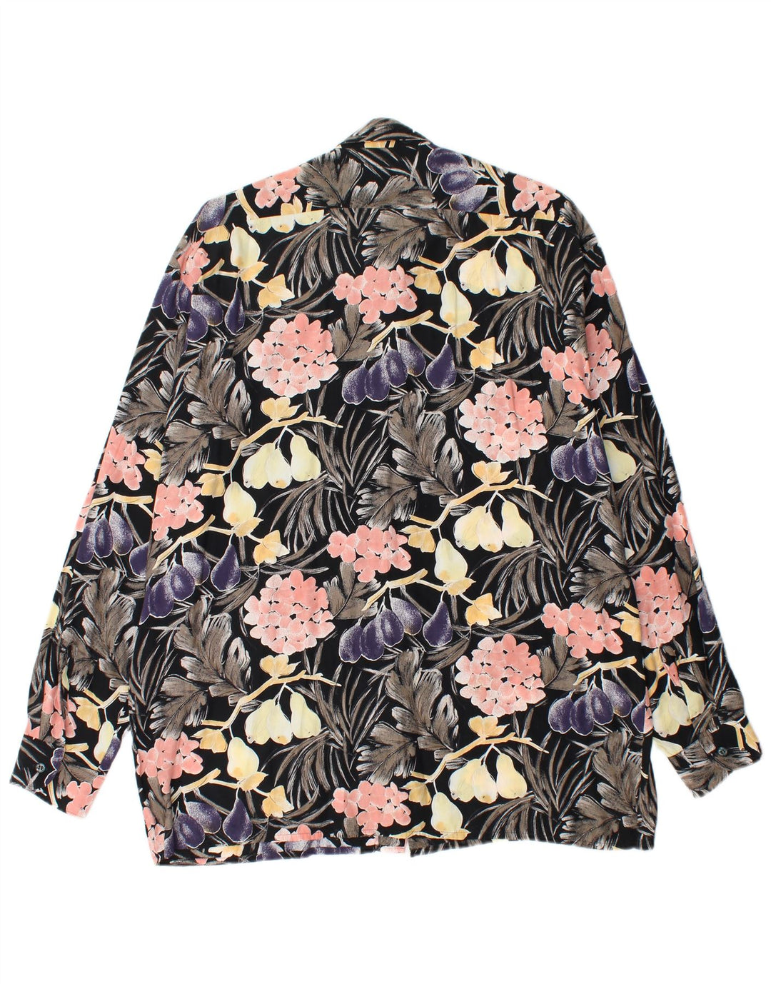 ELSBACH Jersey para hombre talla 41/42 grande viscosa floral negra