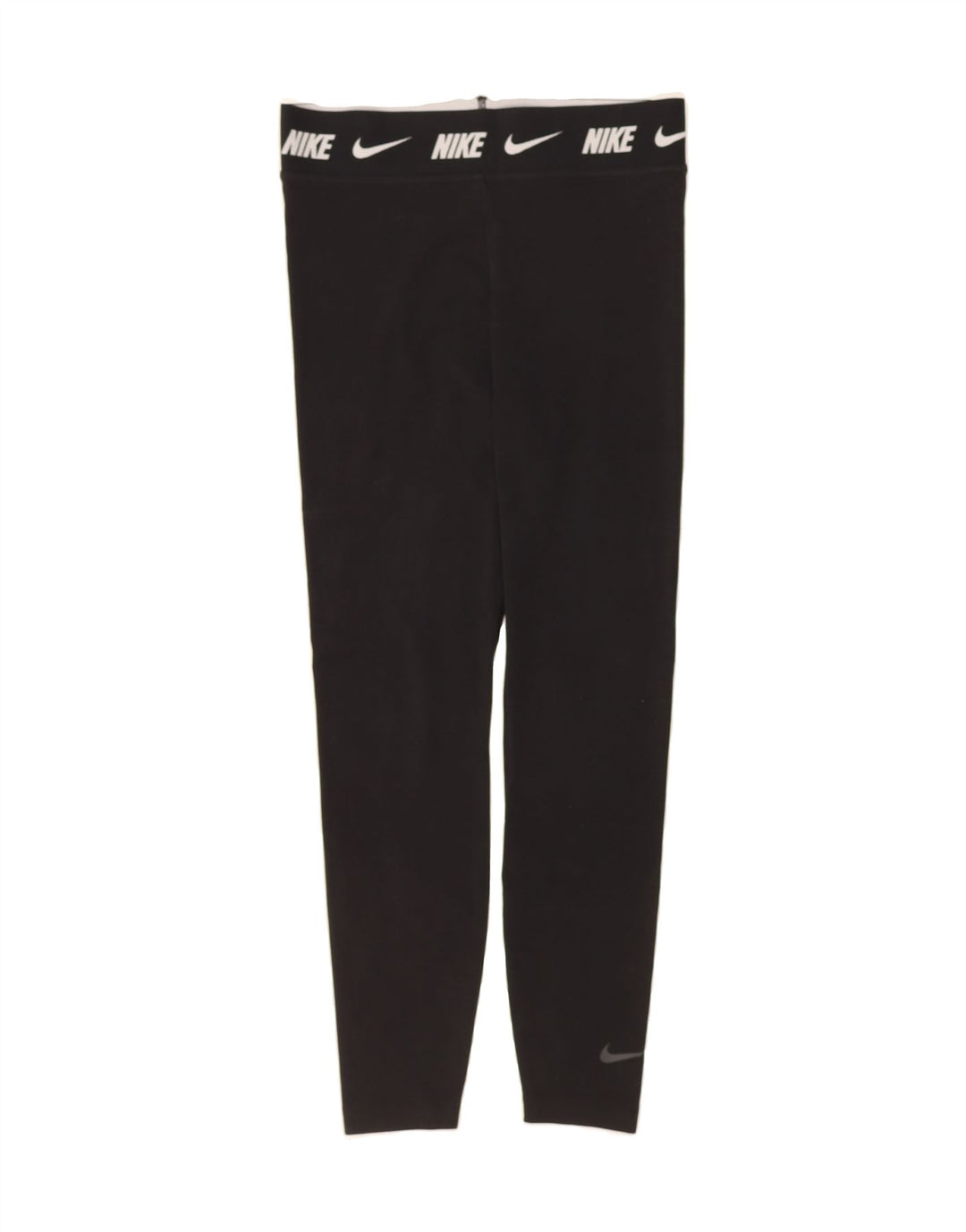 NIKE Womens Tight Fit Graphic Leggings UK 12 Medium  Black Vintage Nike and Second-Hand Nike from Messina Hembry 