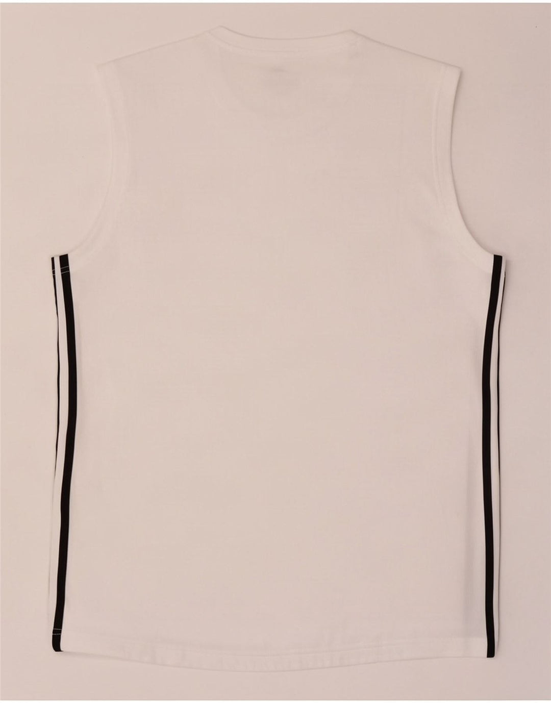 Adidas Mens Climalite Chaleco Top Grande Poliéster Blanco