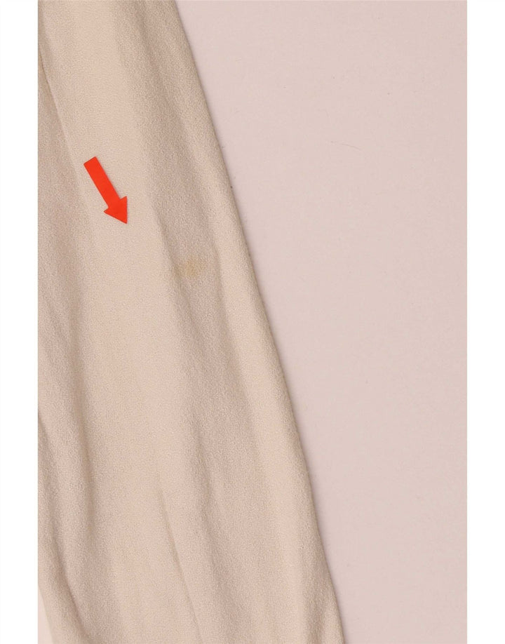 Chaqueta tipo blazer corta con 1 botón para mujer Valentino IT 44 Mediana de algodón blanco roto