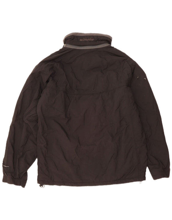 Columbia Mens Windbreaker Jacket UK 38 Medium Black Nylon