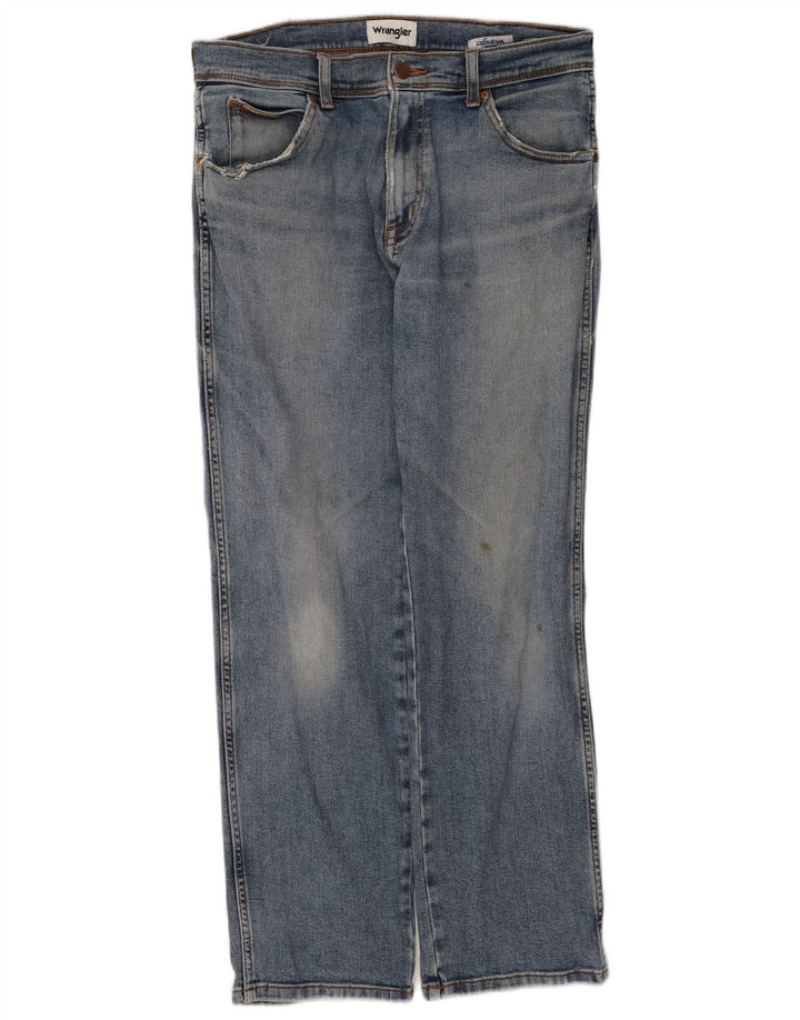 Wrangler Vaqueros Rectos Texas Para Hombre W32 L30 Algodón Azul