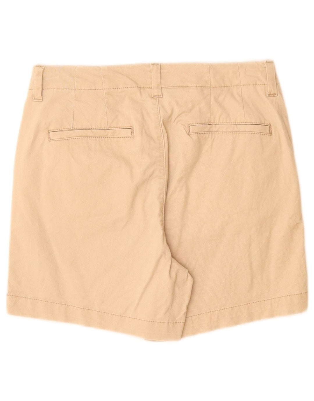 Lee Pantalones cortos casuales de talle medio para mujer, ajuste regular, talla 6, mediana, W28, algodón beige