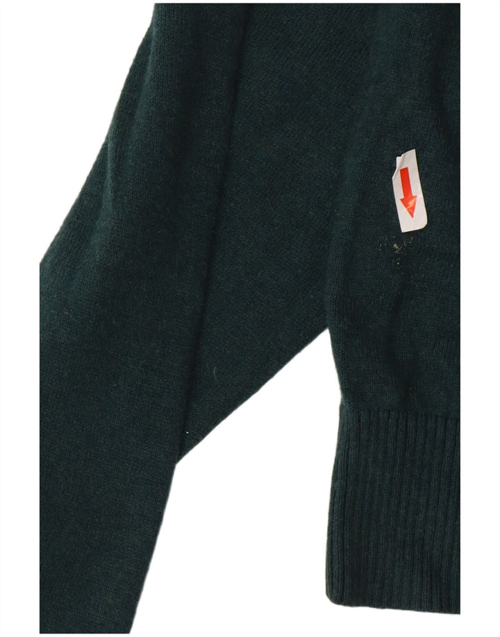 Eddie Bauer Jersey De Cuello Con Cremallera Para Hombre De Algodón Verde Medio