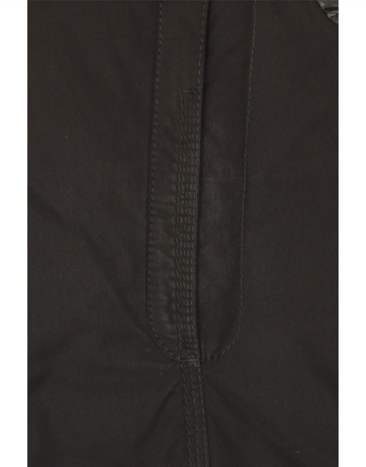 PEUTEREY Chaqueta acolchada con capucha para mujer IT 42 Medium Negro Poliamida