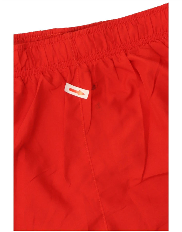 NIKE Pantalones cortos deportivos Dri Fit para mujer UK 44 Poliéster color block mediano rojo