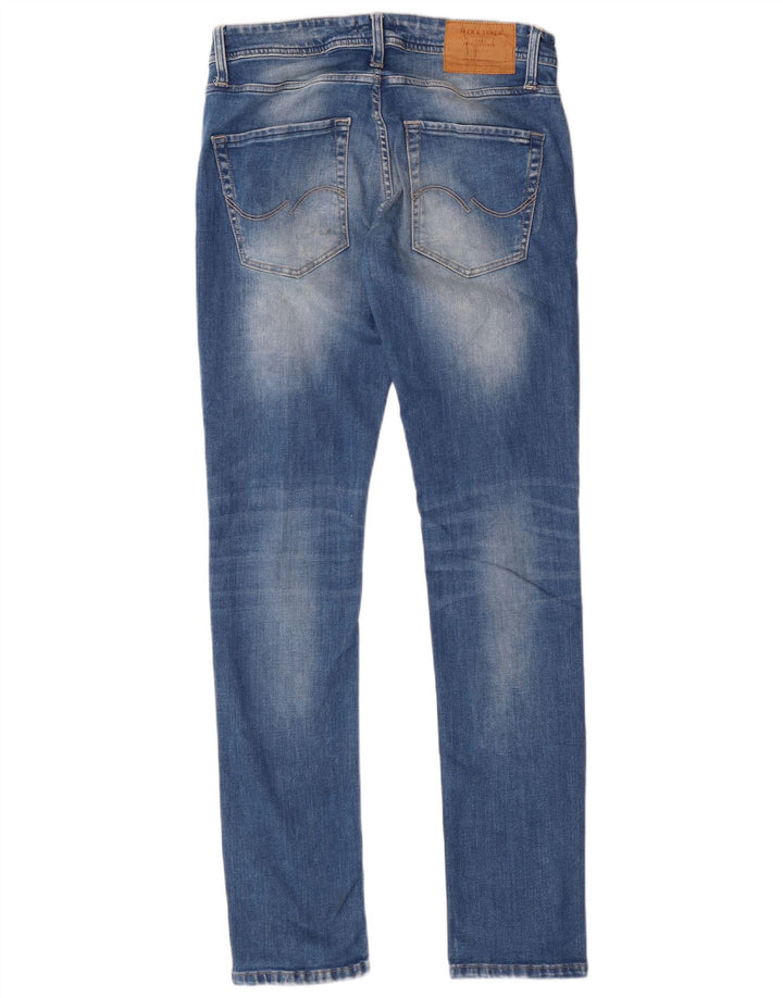 Jack & Jones Hombre Tim Slim Jeans W30 L32 Algodón Azul