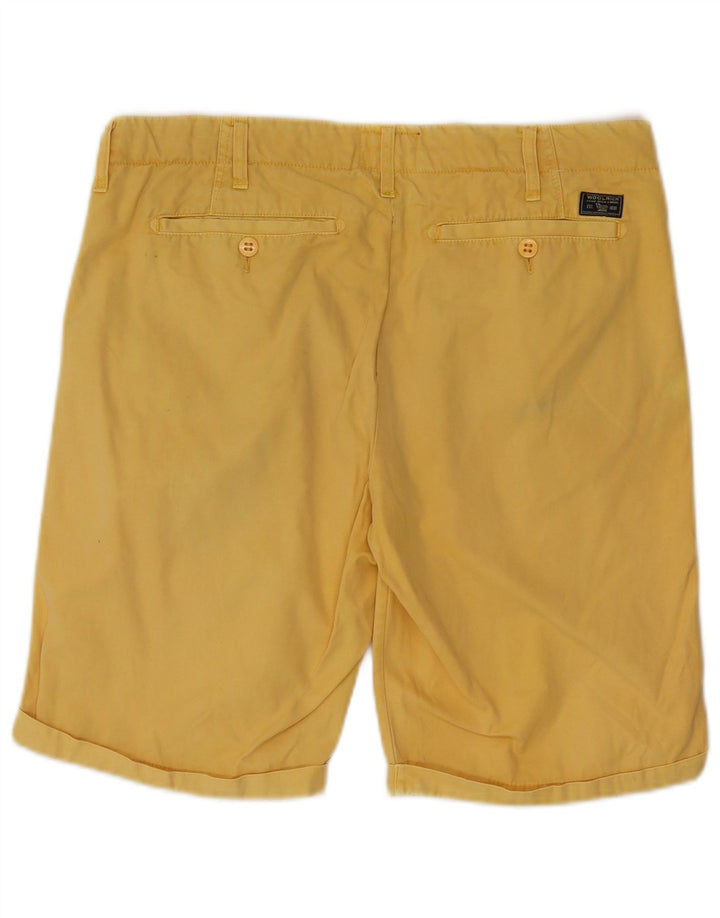 Woolrich Pantalones cortos chinos para hombre W32 Algodón amarillo medio