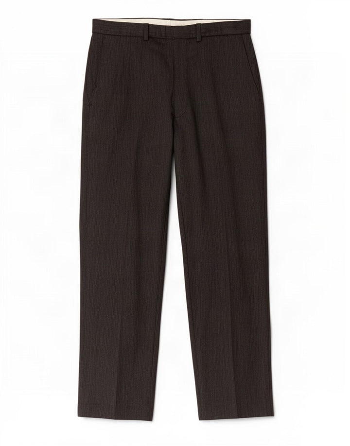 Marks & Spencer Pantalones chinos rectos para hombre W34 L31 Poliéster gris