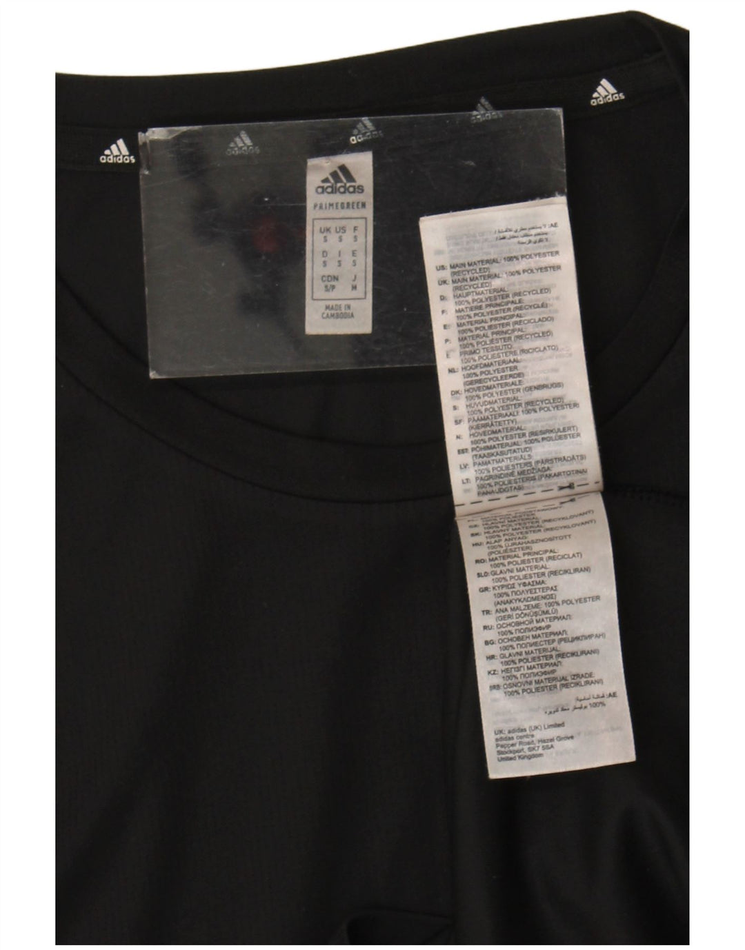 Adidas Hombre Aeroready Chaleco Top Pequeño Poliéster Negro
