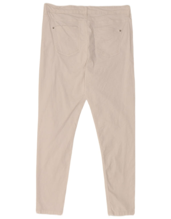 Marks & Spencer Vaqueros súper ajustados para mujer Reino Unido 14 Grande W32 L27 Algodón blanco