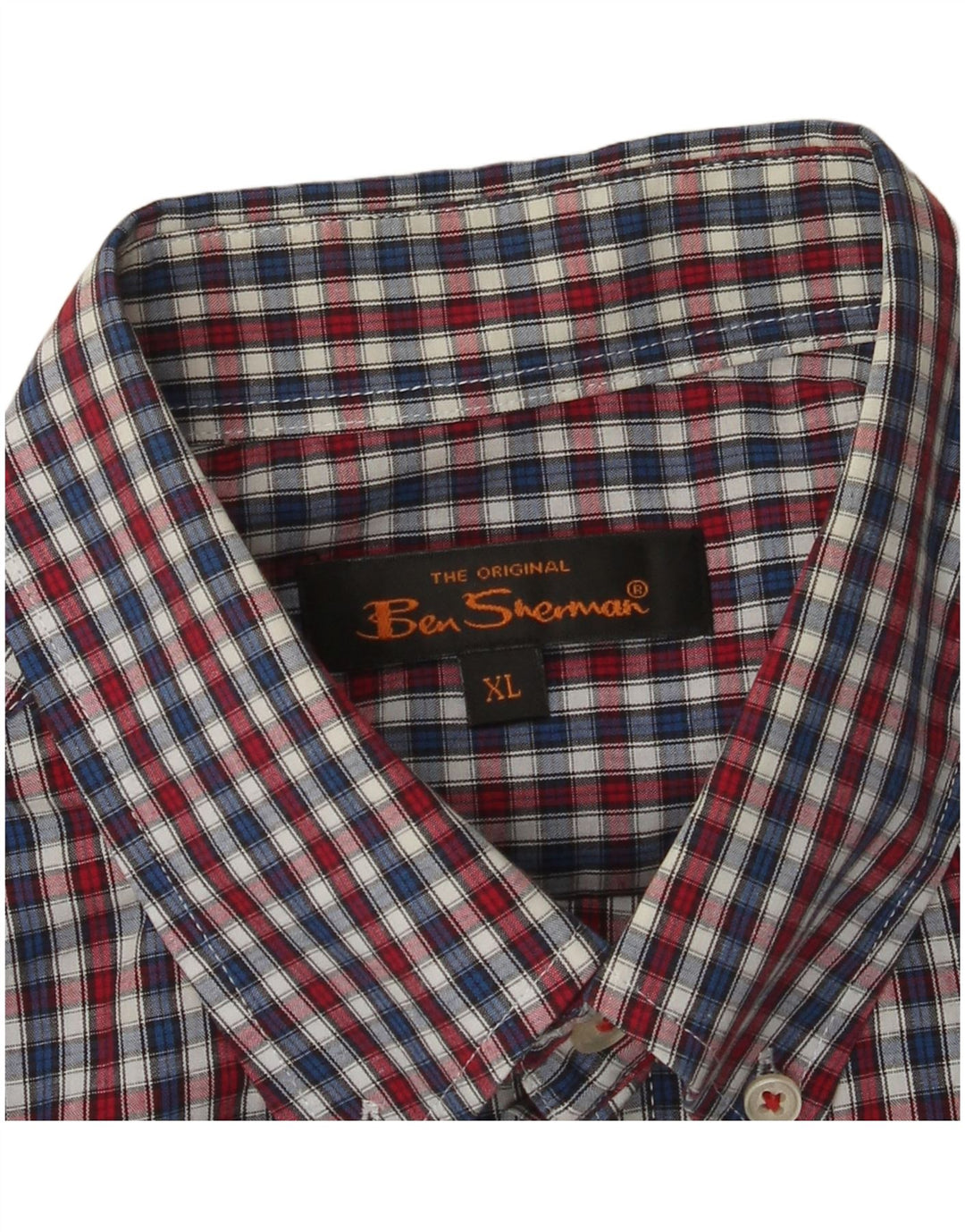 Ben Sherman Camisa de manga corta para hombre XL Vichy multicolor