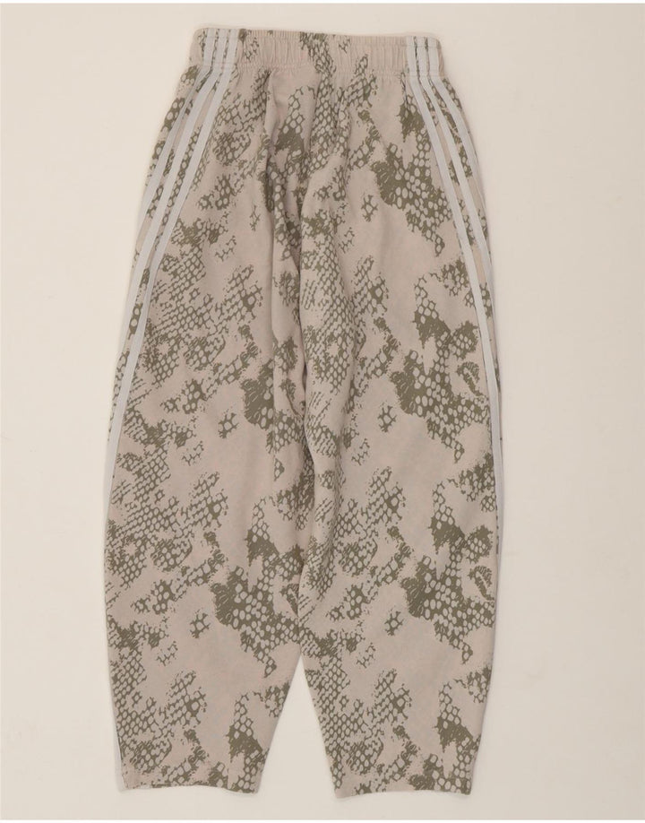 ADIDAS Pantalones de chándal para mujer UK 4/6 XS Beige Camuflaje Algodón