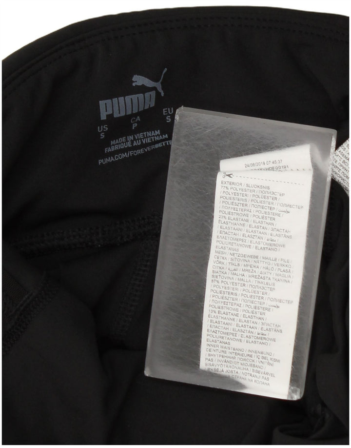 Puma Leggings gráficos para mujer UK 10 Small Black Colourblock Poliéster