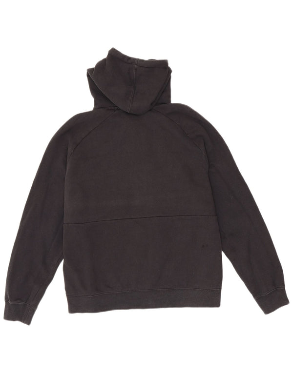 Nike Mens Graphic Hoodie Jumper Medium Black Colourblock Cotton