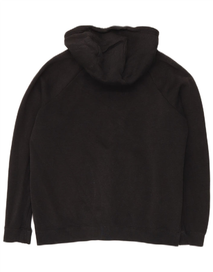 NIKE Hombre Sudadera con Capucha Jumper Medium Negro Algodón