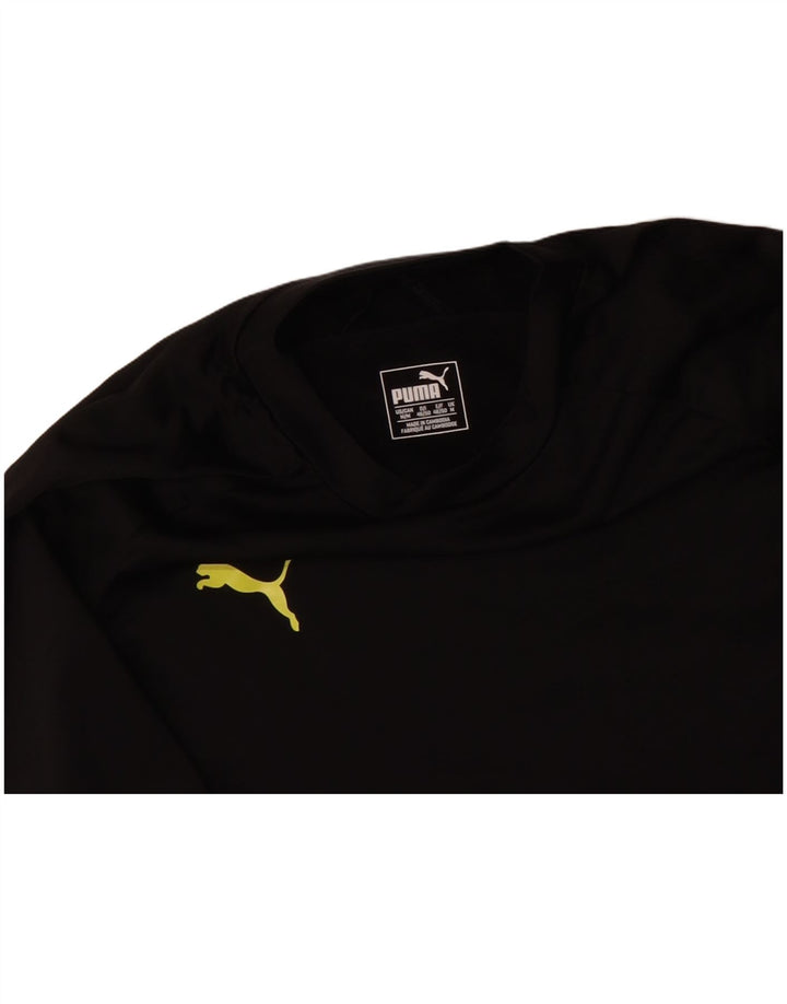 PUMA Camiseta de manga larga para hombre Poliéster negro mediano