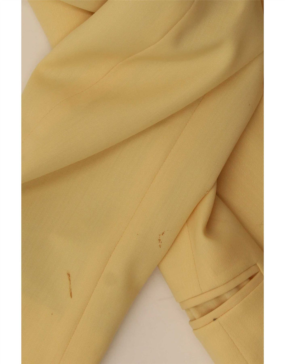 Massimo Rebecchi Chaqueta Blazer De 1 Botón Para Mujer IT 42 Lana Amarilla Mediana