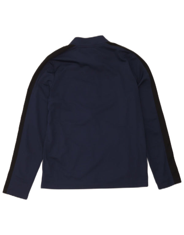 Nike Boys Dri Fit Chándal Top Chaqueta 12-13 años Grande Azul Marino