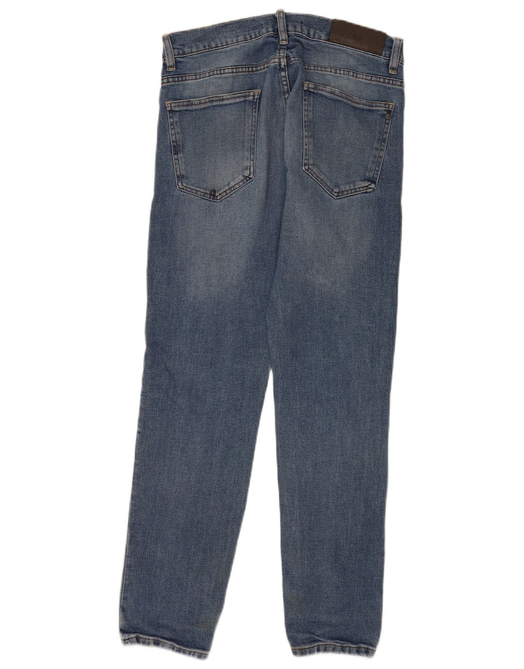 Zara Hombre Slim Jeans Medium W31 L29 Algodón Azul