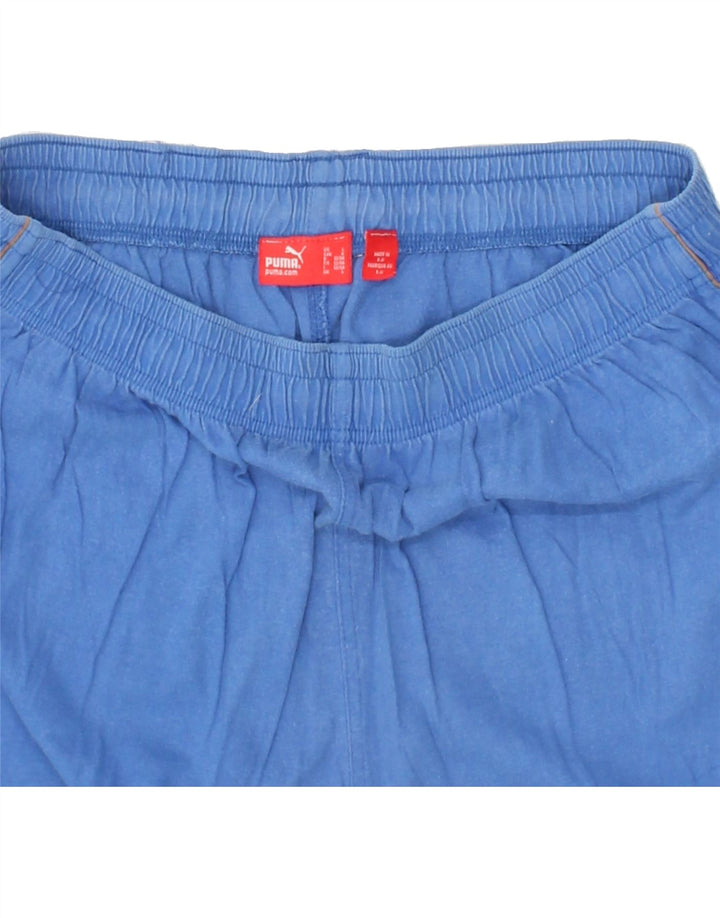 PUMA Mens Sport Shorts Large Blue Vintage Puma and Second-Hand Puma from Messina Hembry 