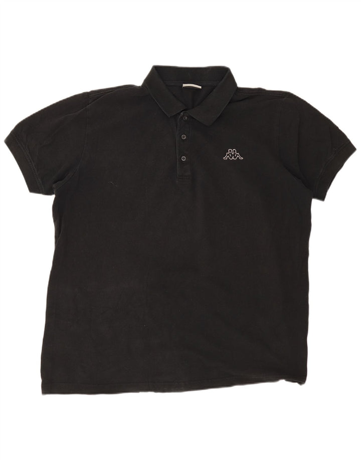 KAPPA Polo Hombre 2XL Algodón Negro