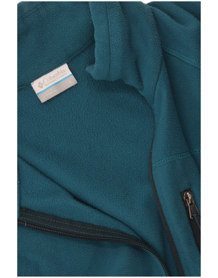 Columbia Chaqueta Polar para Hombre Reino Unido 40 Grande Azul