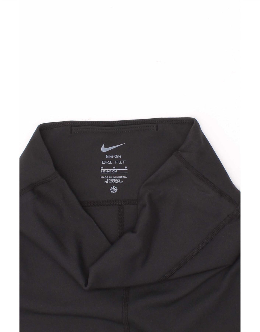 Nike Pantalones cortos deportivos Dri Fit para niñas 10-11 años Mediano Negro Poliéster