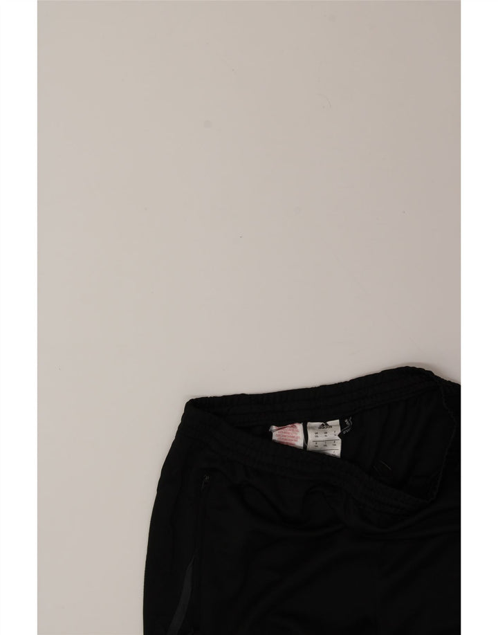 ADIDAS Boys Climalite Tracksuit Trousers 13-14 Years XL  Black Polyester Vintage Adidas and Second-Hand Adidas from Messina Hembry 