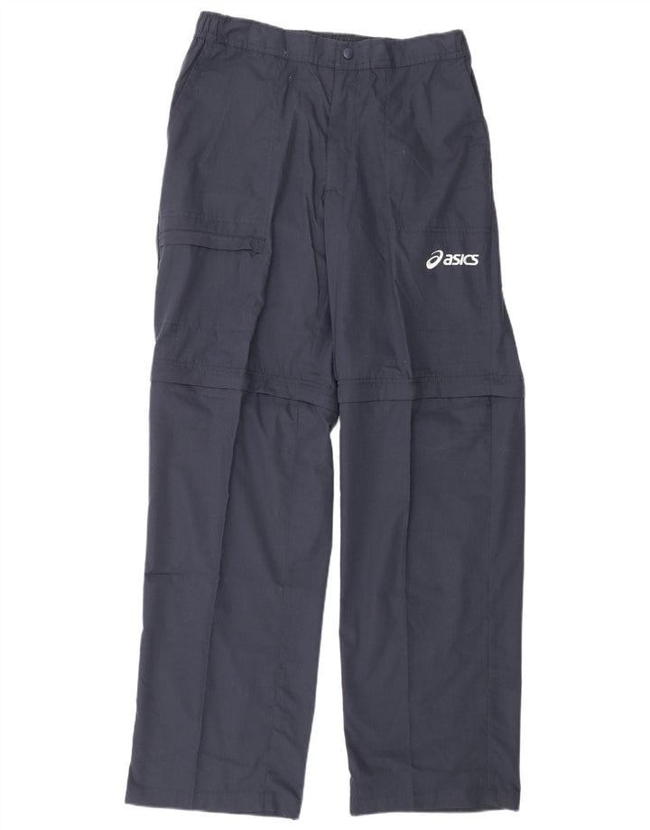 Pantalón Cargo Recto Asics Hombre XL W36 L34 Poliéster Azul Marino