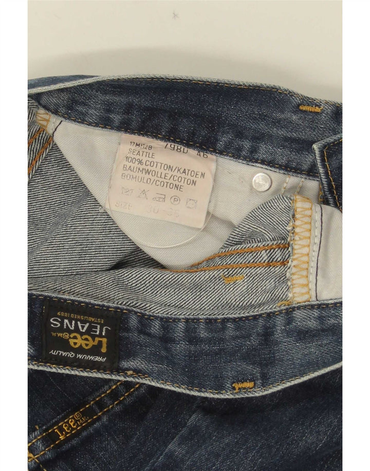 Vaqueros rectos Lee para hombre W30 L29 Algodón azul marino