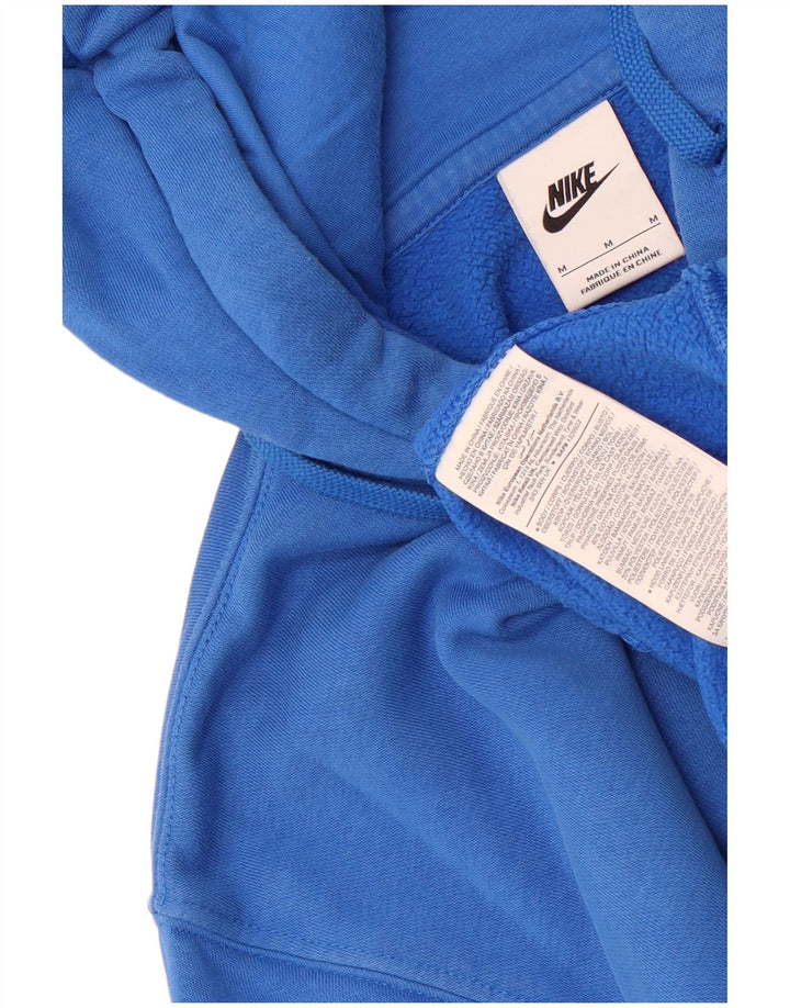 Nike Jersey con capucha para hombre, color azul medio, algodón