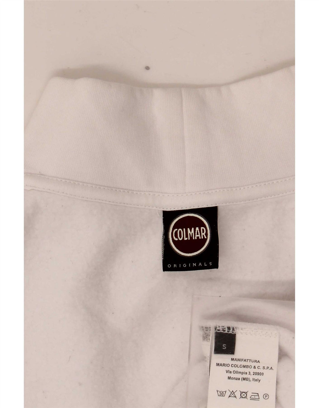 Colmar - Sudadera extragrande para mujer, talla 10, algodón blanco pequeño