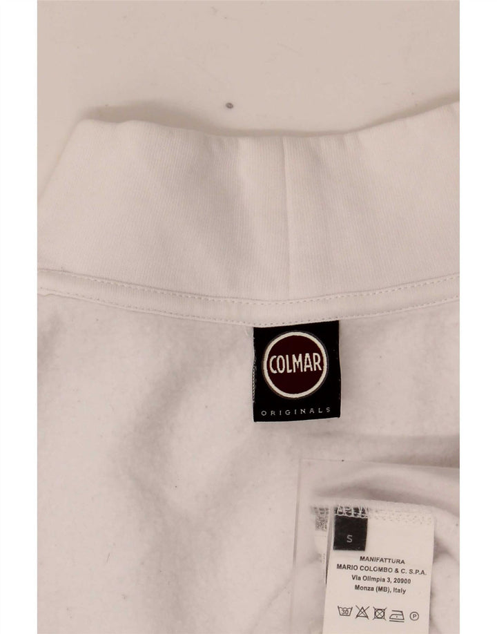 Colmar - Sudadera extragrande para mujer, talla 10, algodón blanco pequeño