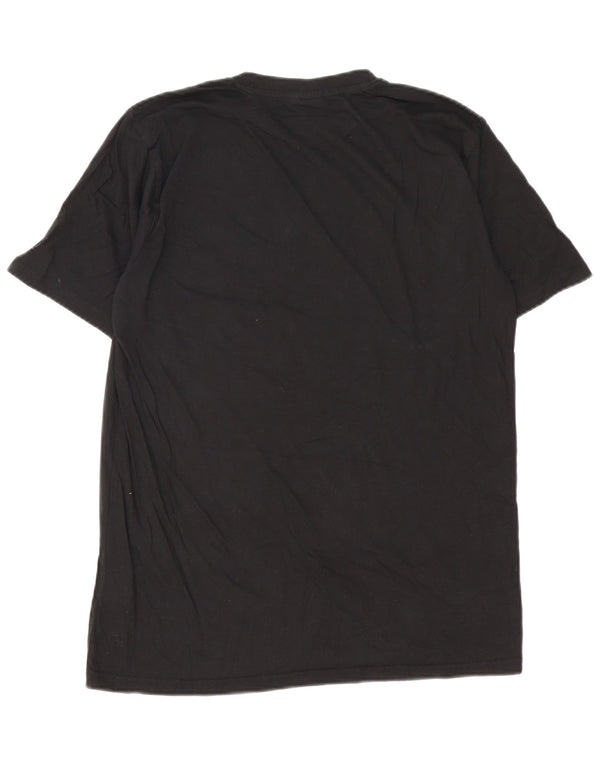 Sergio Tacchini Camiseta gráfica para hombre Top XL Algodón negro