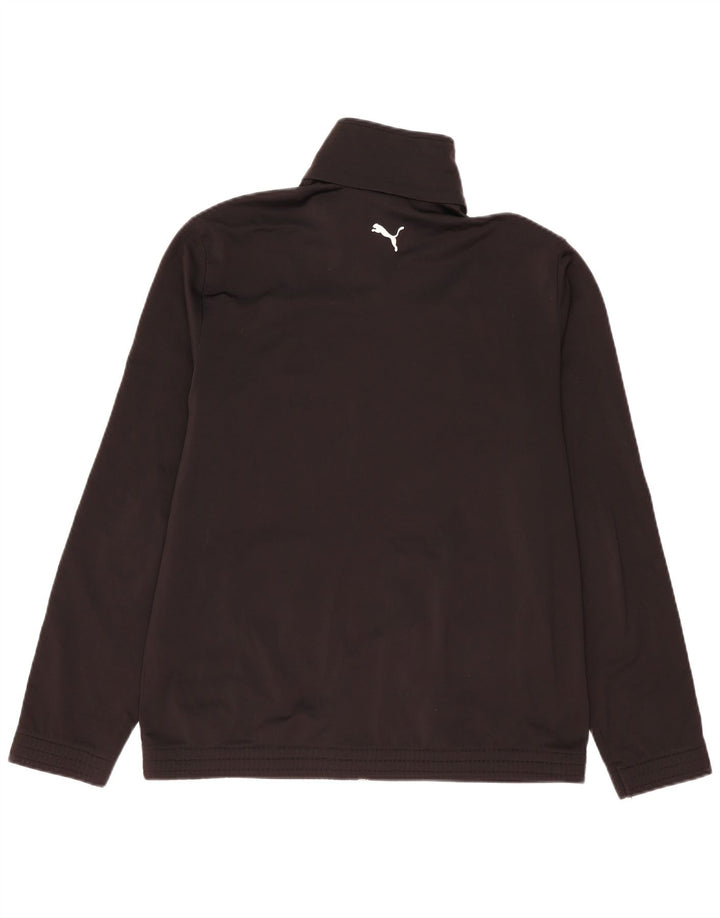 PUMA Chaqueta superior de chándal para hombre Poliéster con bloques de color negro grande