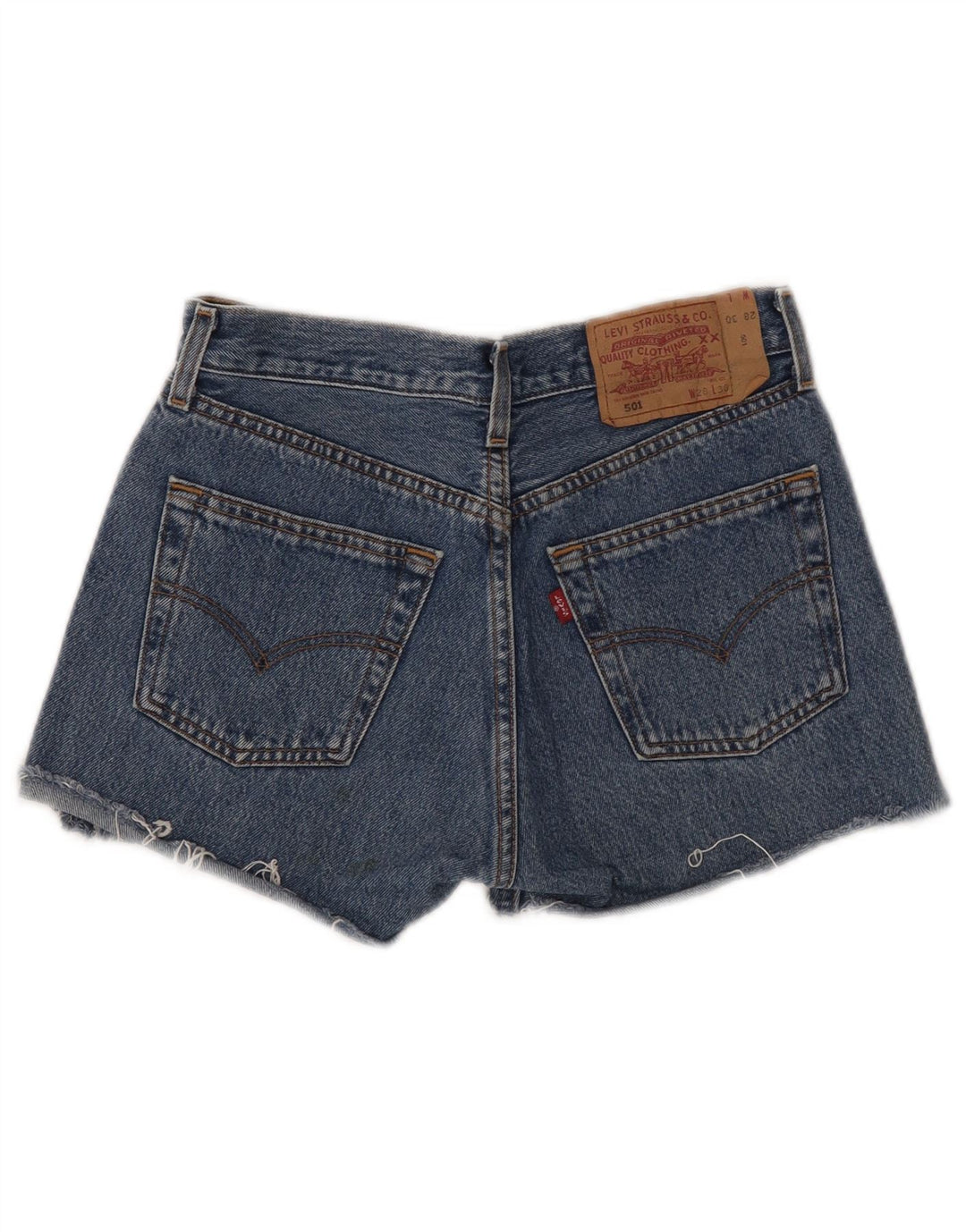 LEVI'S Mujer 501 Shorts De Mezclilla W28 Azul Medio