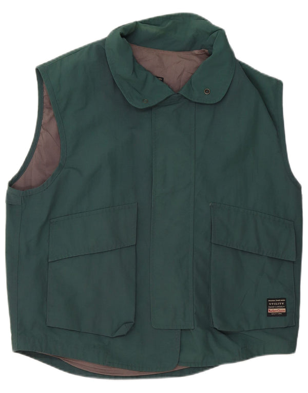 Marlboro Classics Chaleco utilitario para hombre Reino Unido 40 Poliéster verde grande