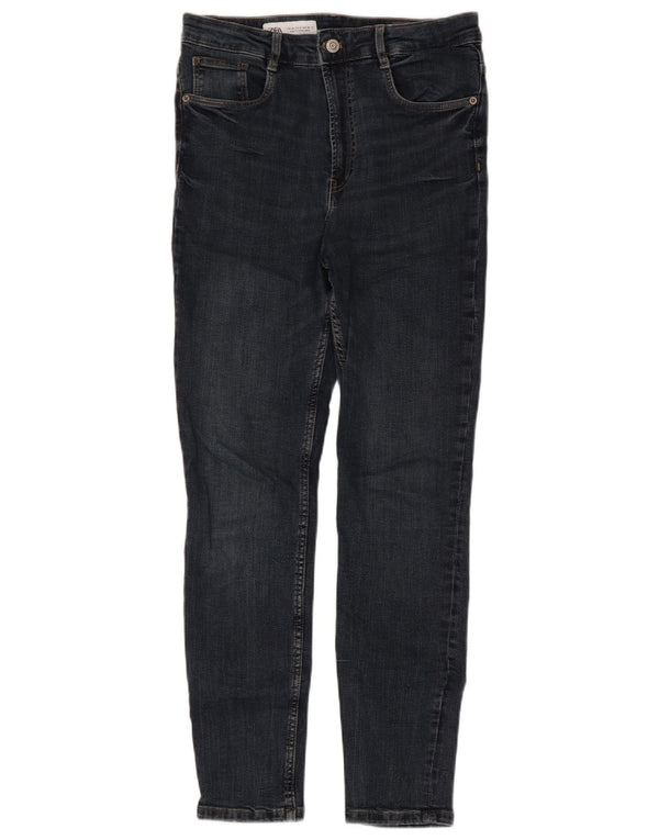 Zara Vaqueros Pitillo Mujer EU 40 Mediano W30 L27 Algodón Azul