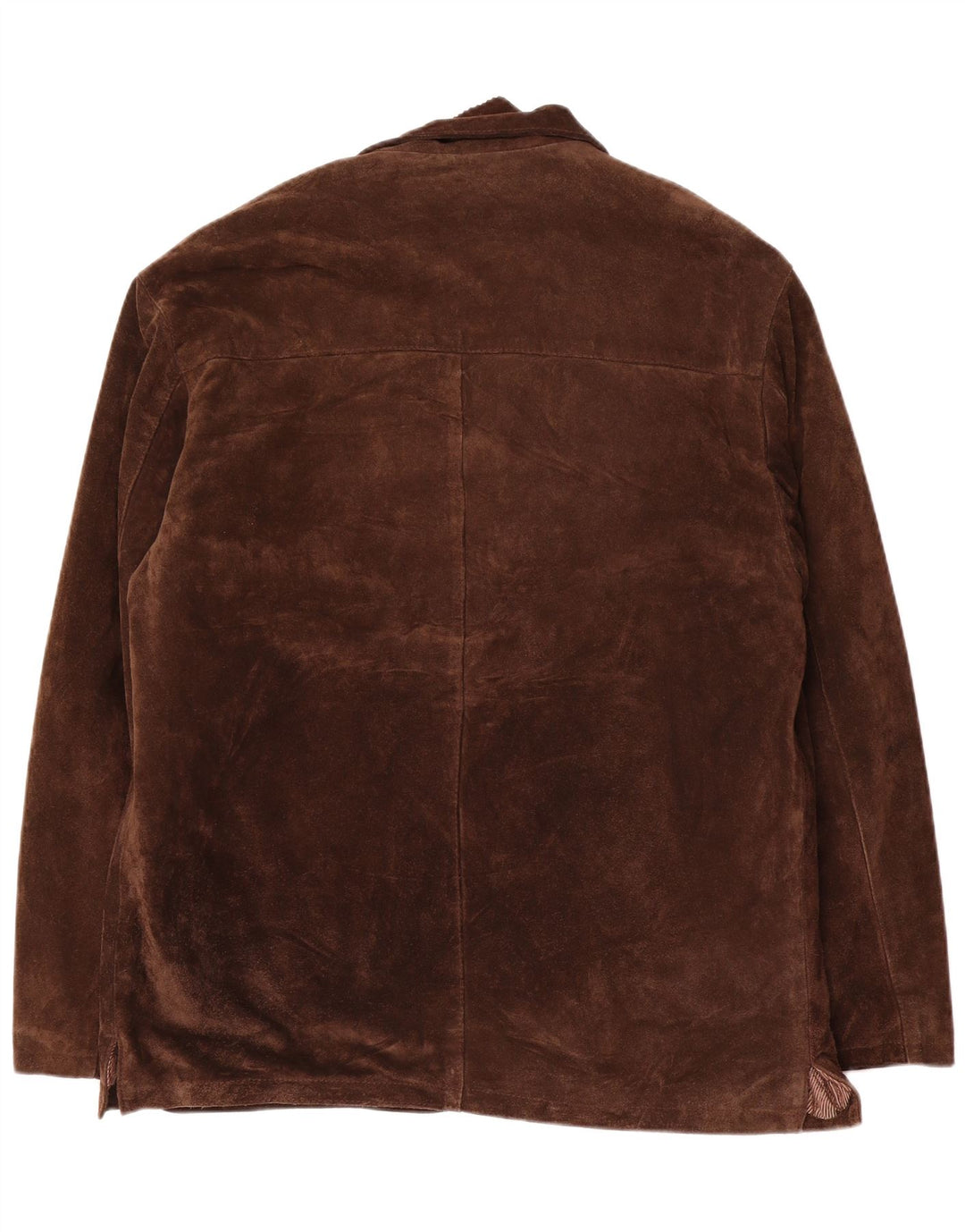 J. C. Twidd Chaqueta de ante para hombre IT 52 XL Cuero marrón