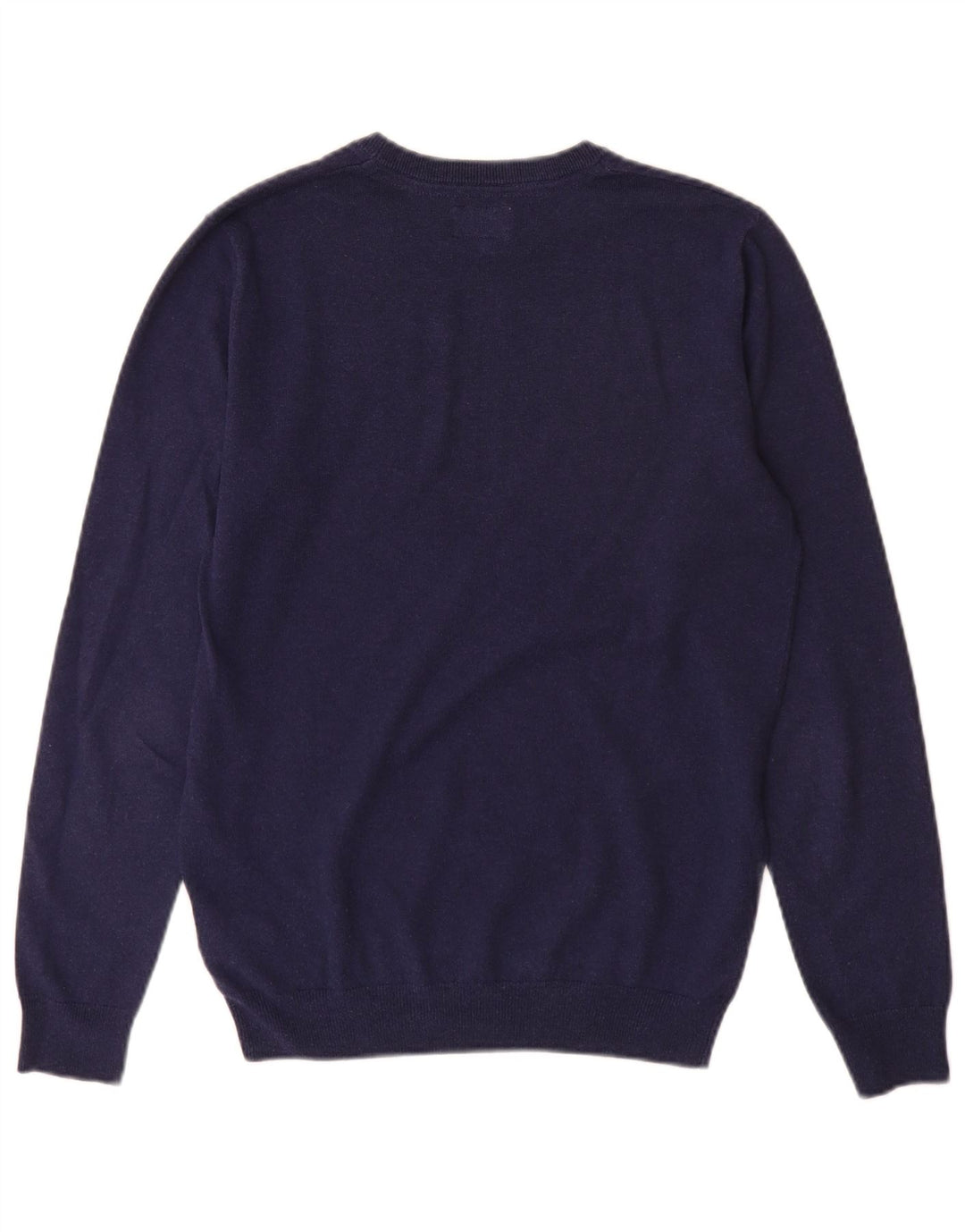 Wrangler Jersey De Cuello Barco Para Hombre Jersey De Algodón Azul Marino Medio