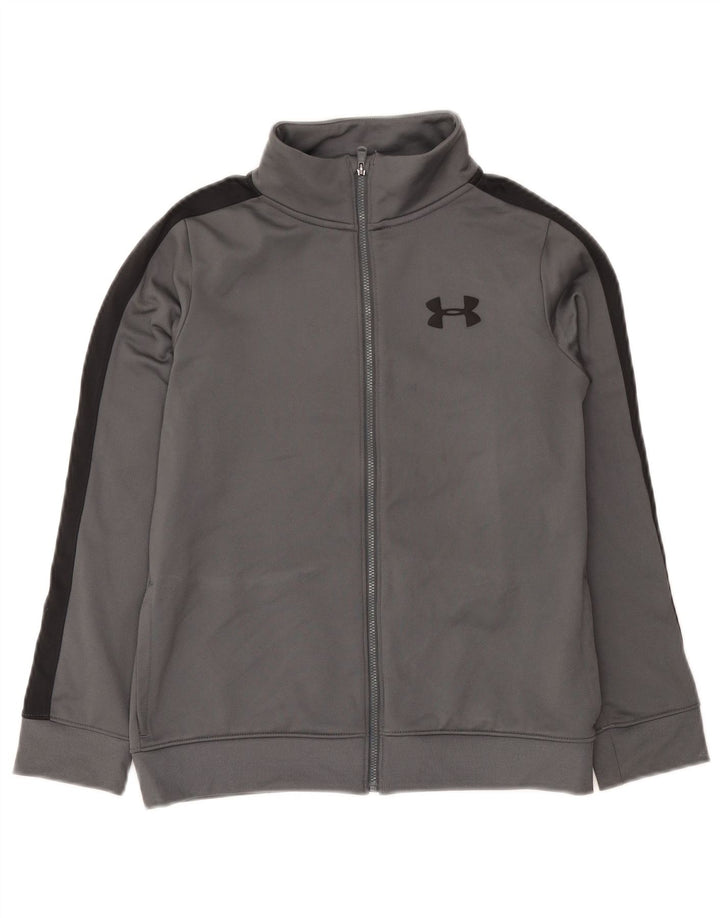 Under Armour Chaqueta de chándal para niño 9-10 años Gris medio Colorblock