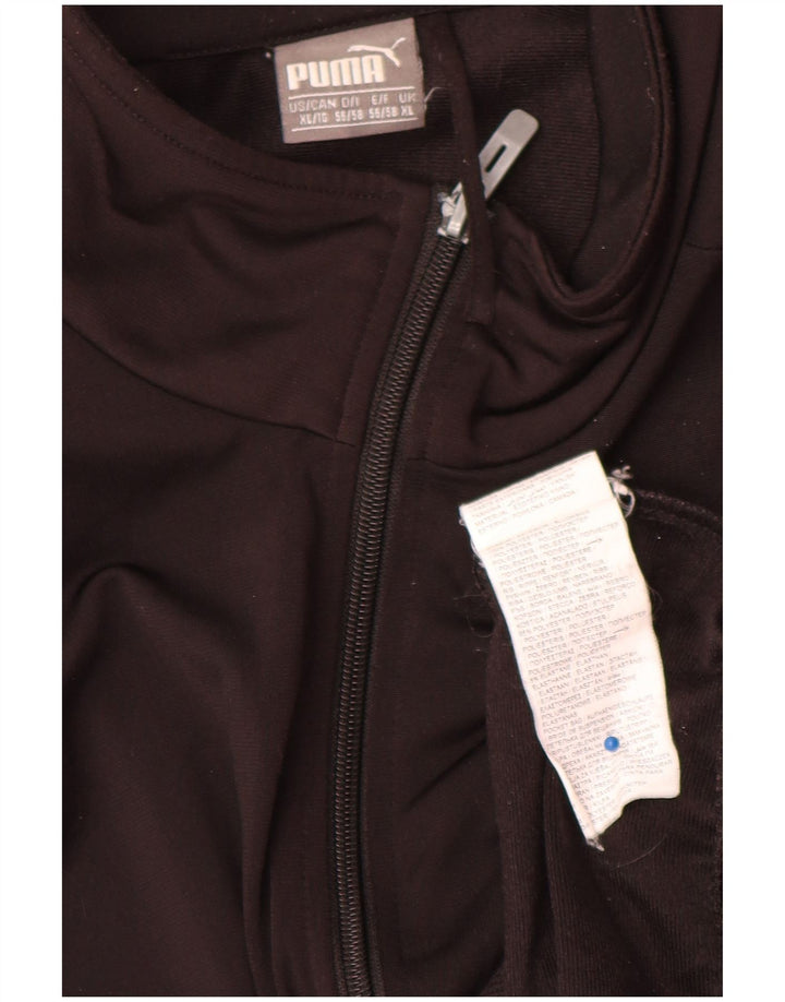 Puma Hombre Chándal Top Chaqueta XL Negro Poliéster