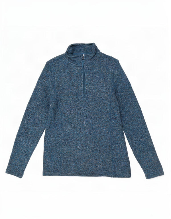 Jersey tipo sudadera para mujer de Mountain Warehouse, talla 42, talla mediana, color azul moteado