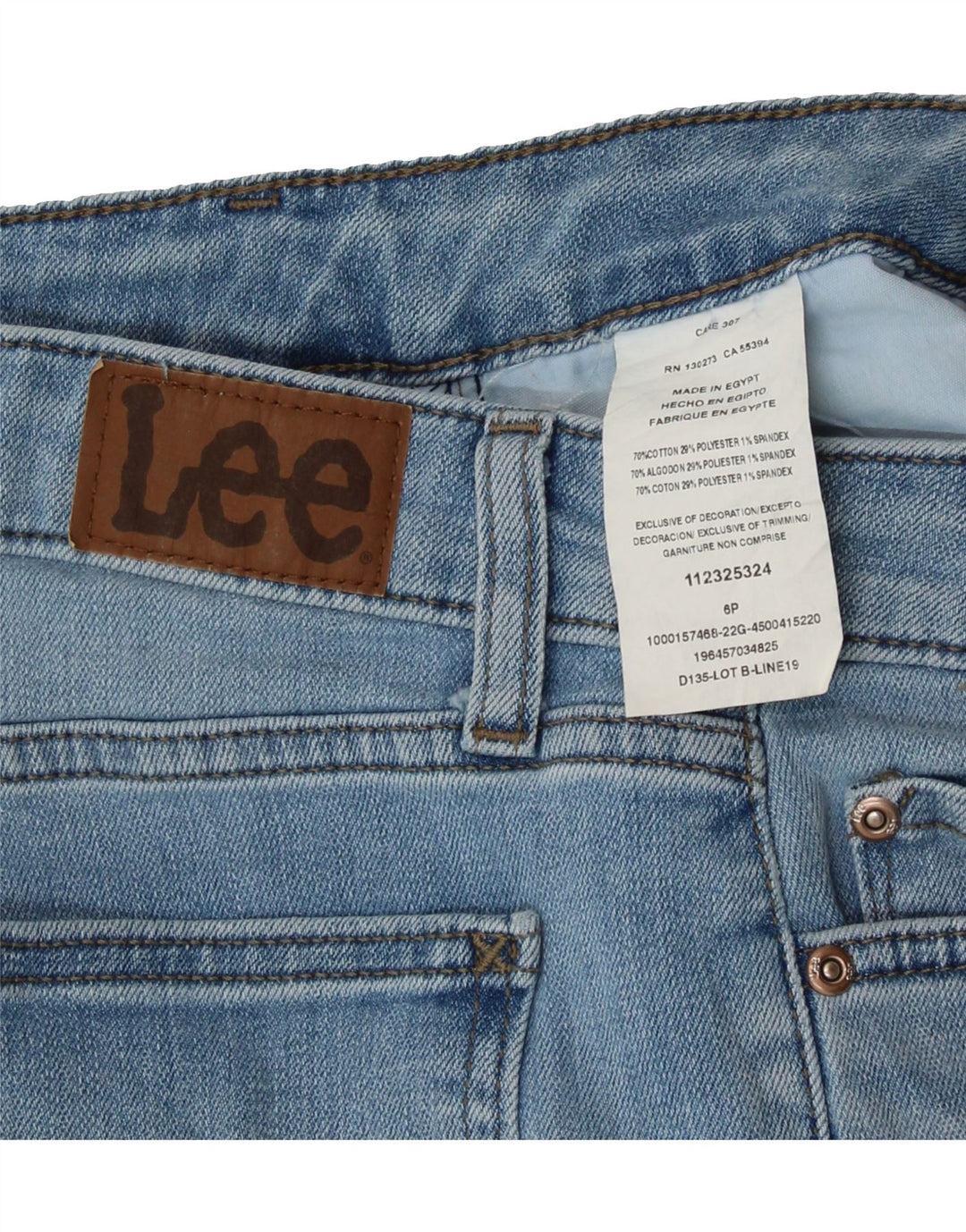 LEE Womens Slim Jeans US 6 Medium W28 L26 Blue Cotton Vintage Lee and Second-Hand Lee from Messina Hembry 