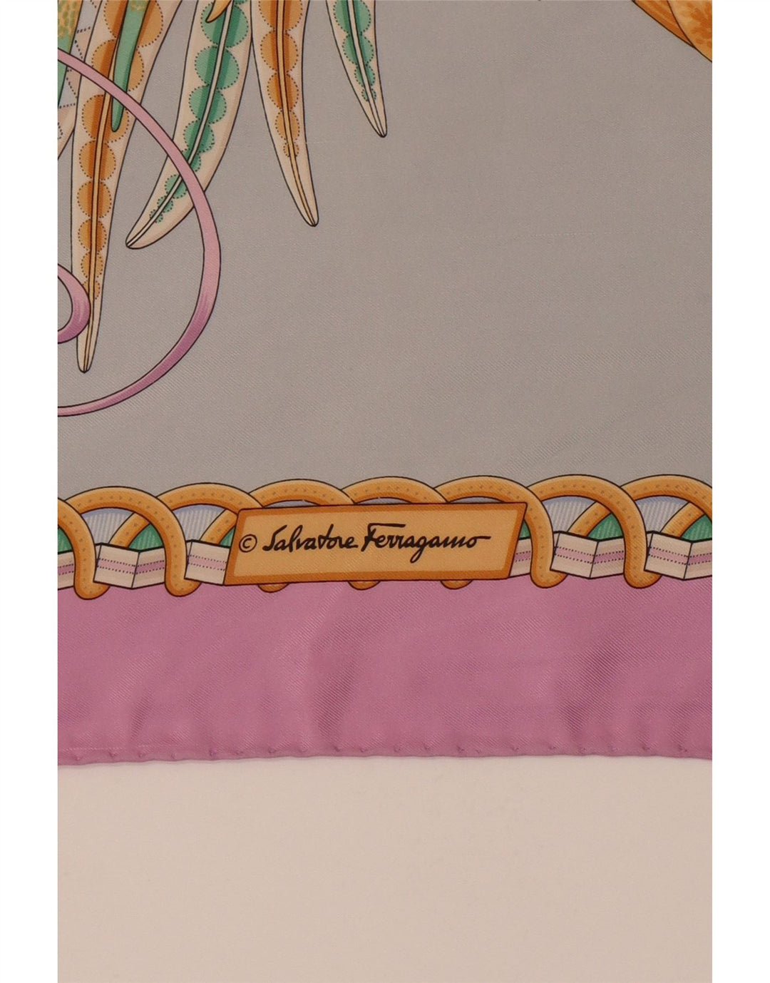 Salvatore Ferragamo Bufanda cuadrada para mujer Talla única Diseñador multicolor