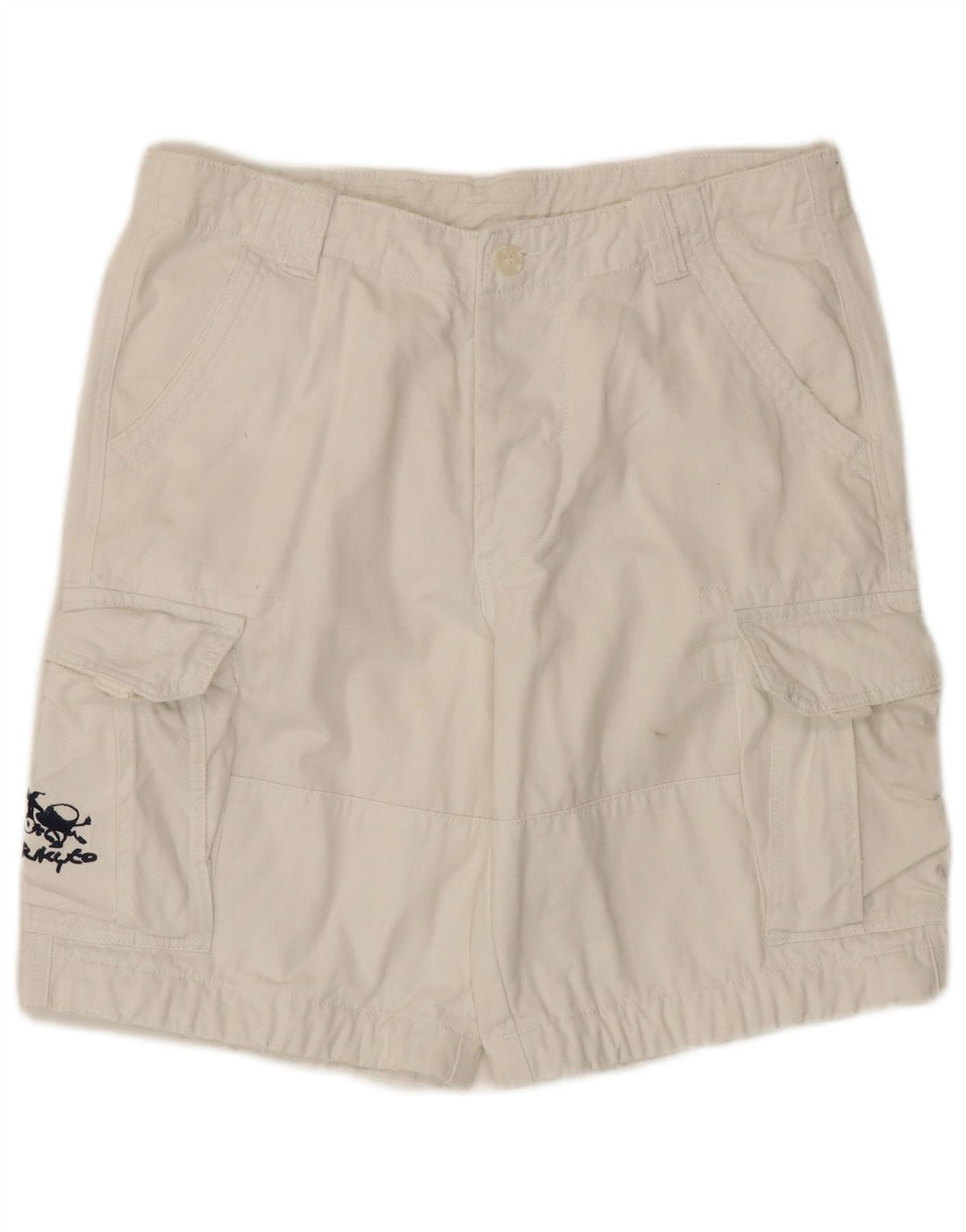 Pantalones cortos cargo vintage para hombre XL W38 Blanco
