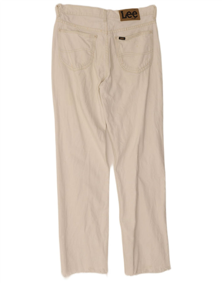 Lee Jeans Rectos Para Hombre W30 L31 Algodón Blanco